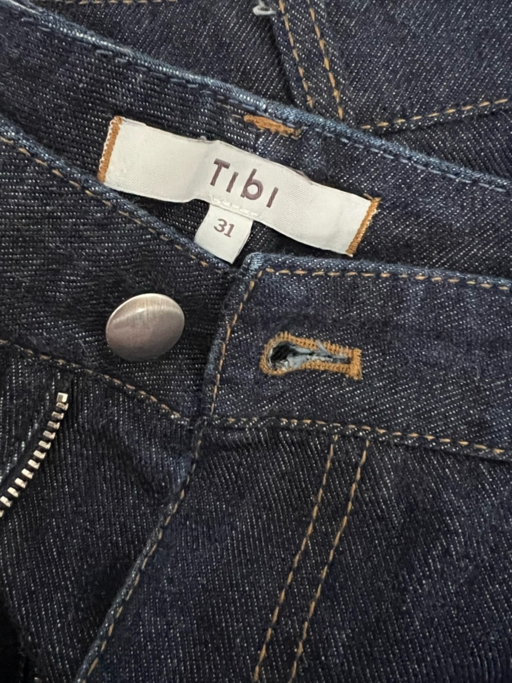 Tibi Brancusi Dark Blue Denim Jeans